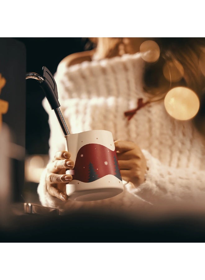 MHW-3BOMBER Milk Pitcher 5.0 Christmas Edition – 600 ml Stainless Steel Milk Frothing Jug with Precision Pour Spout, Ergonomic Handle, Professional Barista Latte Art Pitcher - Image 2